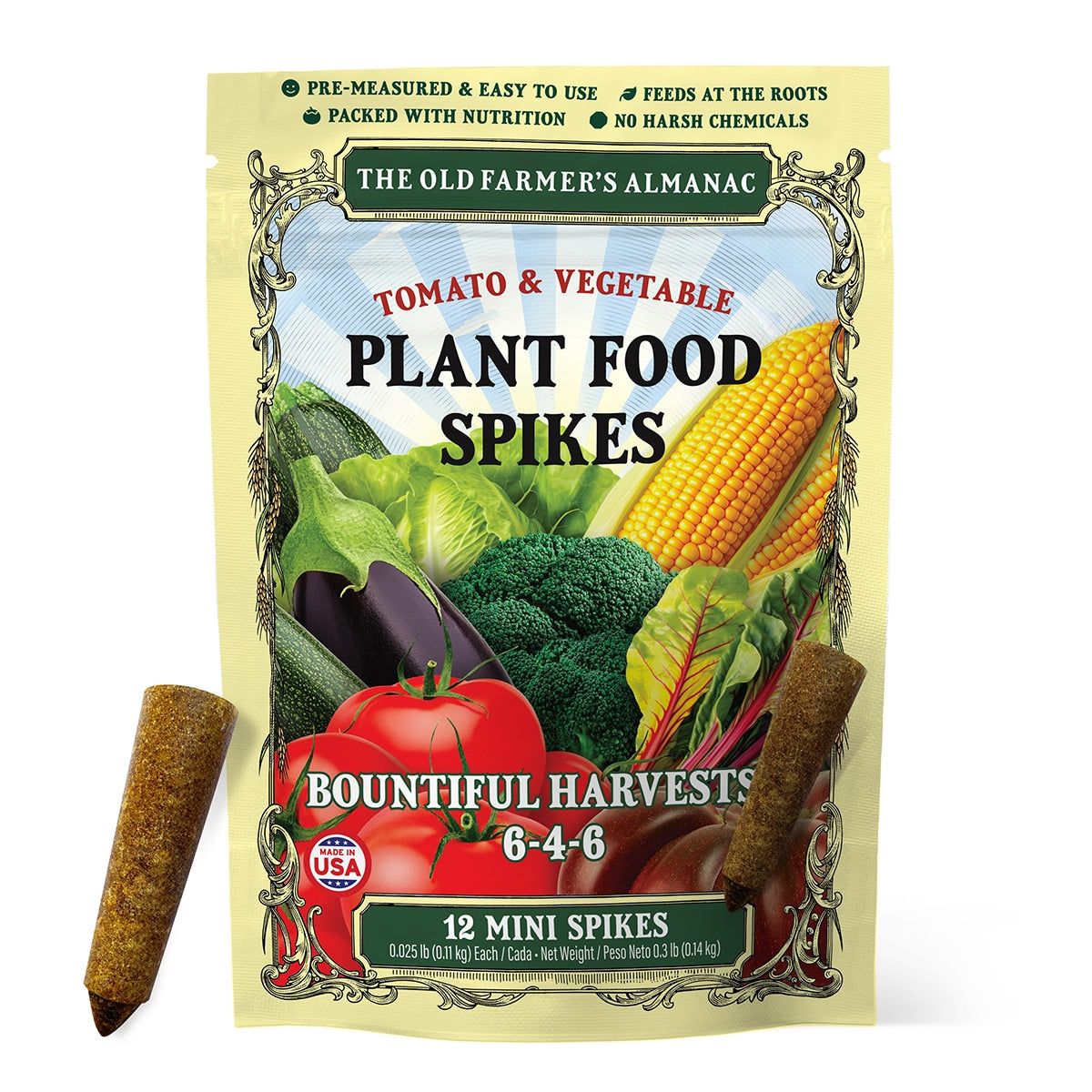 farmers almanac for planting seeds The Old Farmer's Almanac Tomato & Vegetable Plant Food Mini Spikes