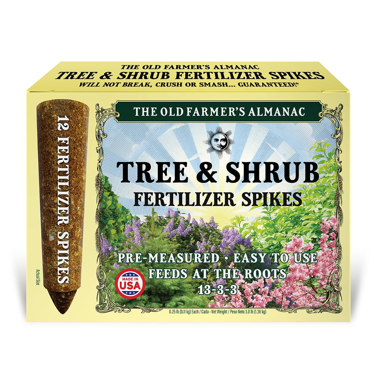 plant shrub fertilizer The Old Farmer's Almanac Tree & Shrub Fertilizer Spikes 12 Spikes