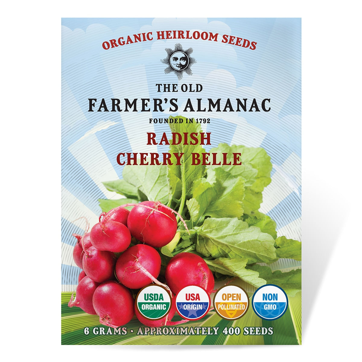 planting cherry belle radish seeds The Old Farmer's Almanac Organic Radish Seeds (Heirloom Cherry Belle)