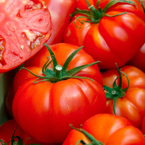 Purely Organic Ponderosa Red Beefsteak Tomato Seeds - USDA Organic, Non-GMO, Open Pollinated, Heirloom, USA Origin, Vegetable Seeds