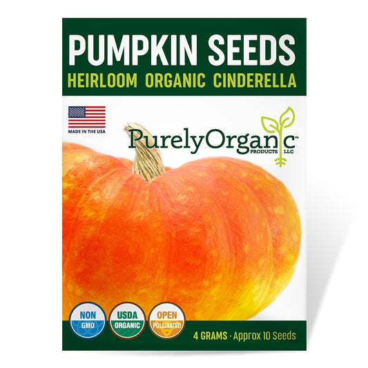 Purely Organic Cinderella Pumpkin Seeds - USDA Organic
