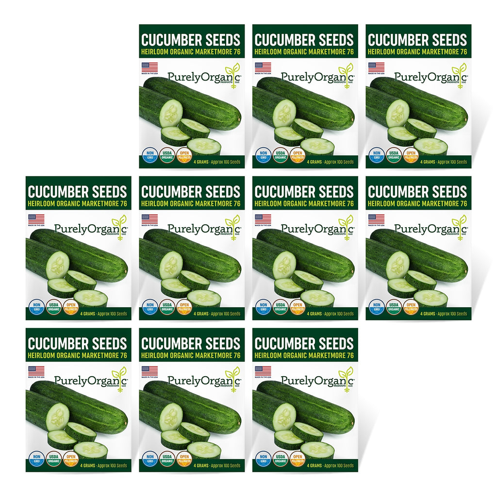 10 Pack of Purely Organic Products Cucumber