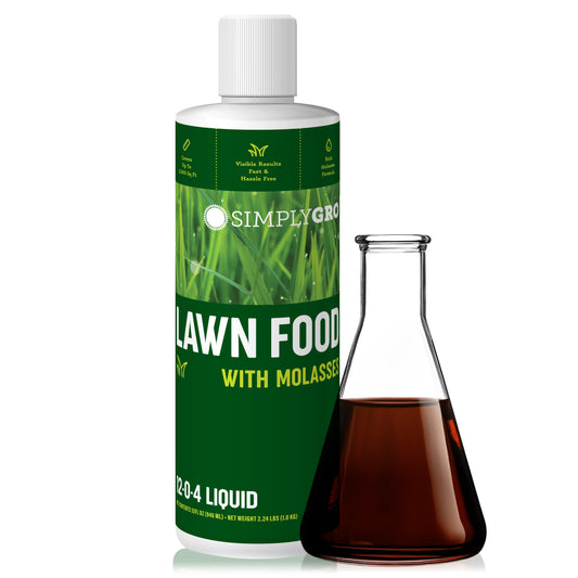 simplygro liquid lawn food with molasses 32 oz bottle
