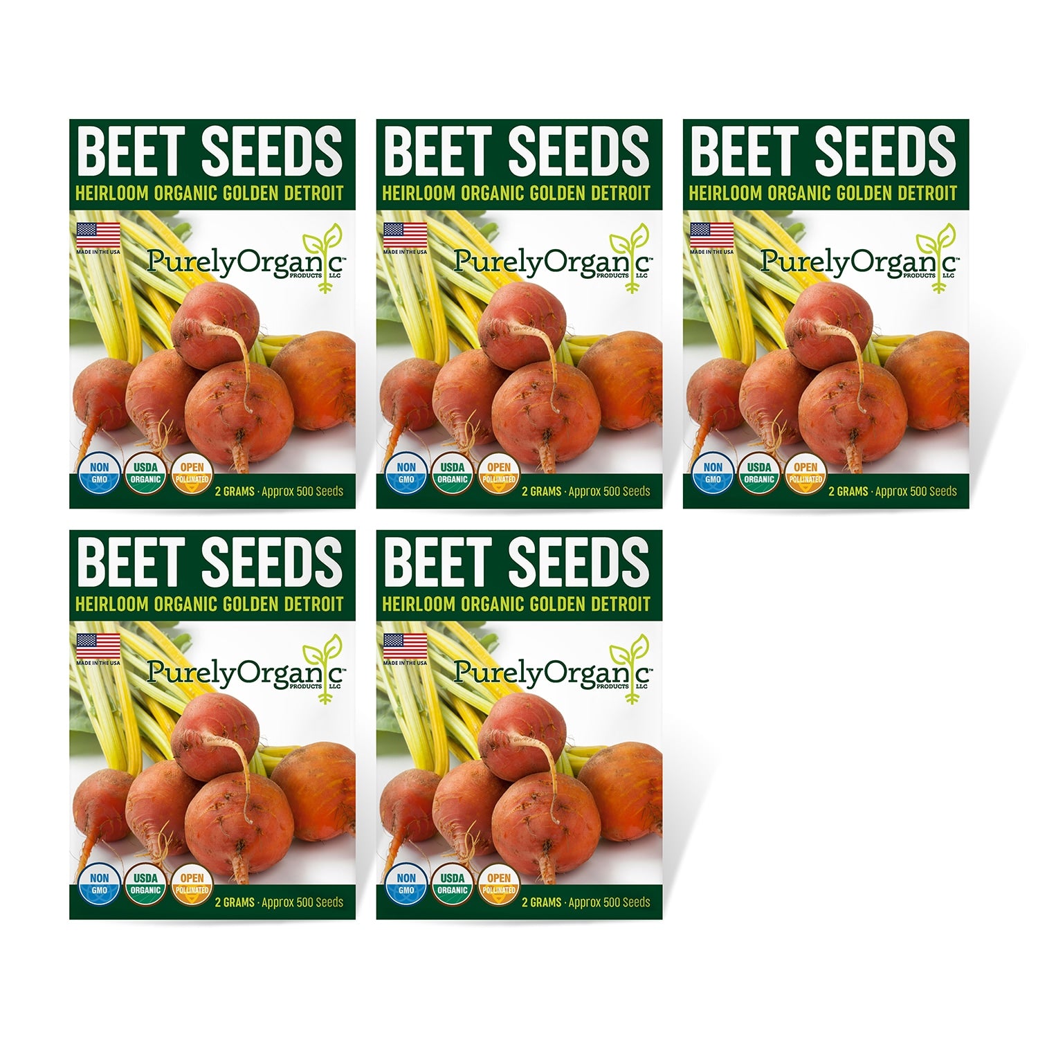 5 Pack of Purely Organic Products 
Beets