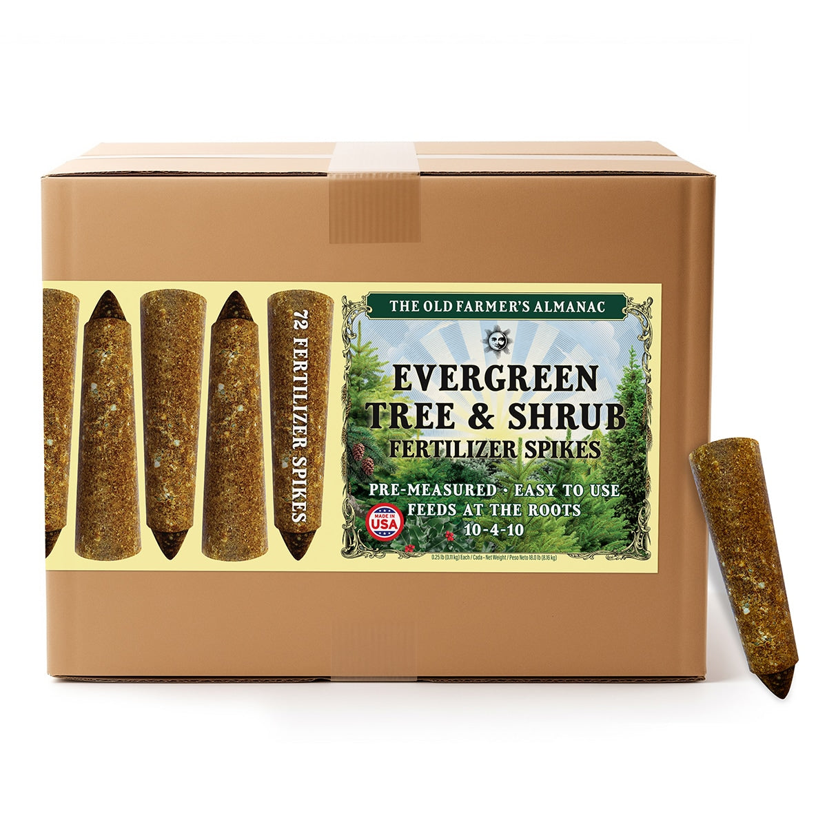 The Old Farmer's Almanac Evergreen Tree & Shrub Fertilizer Spikes