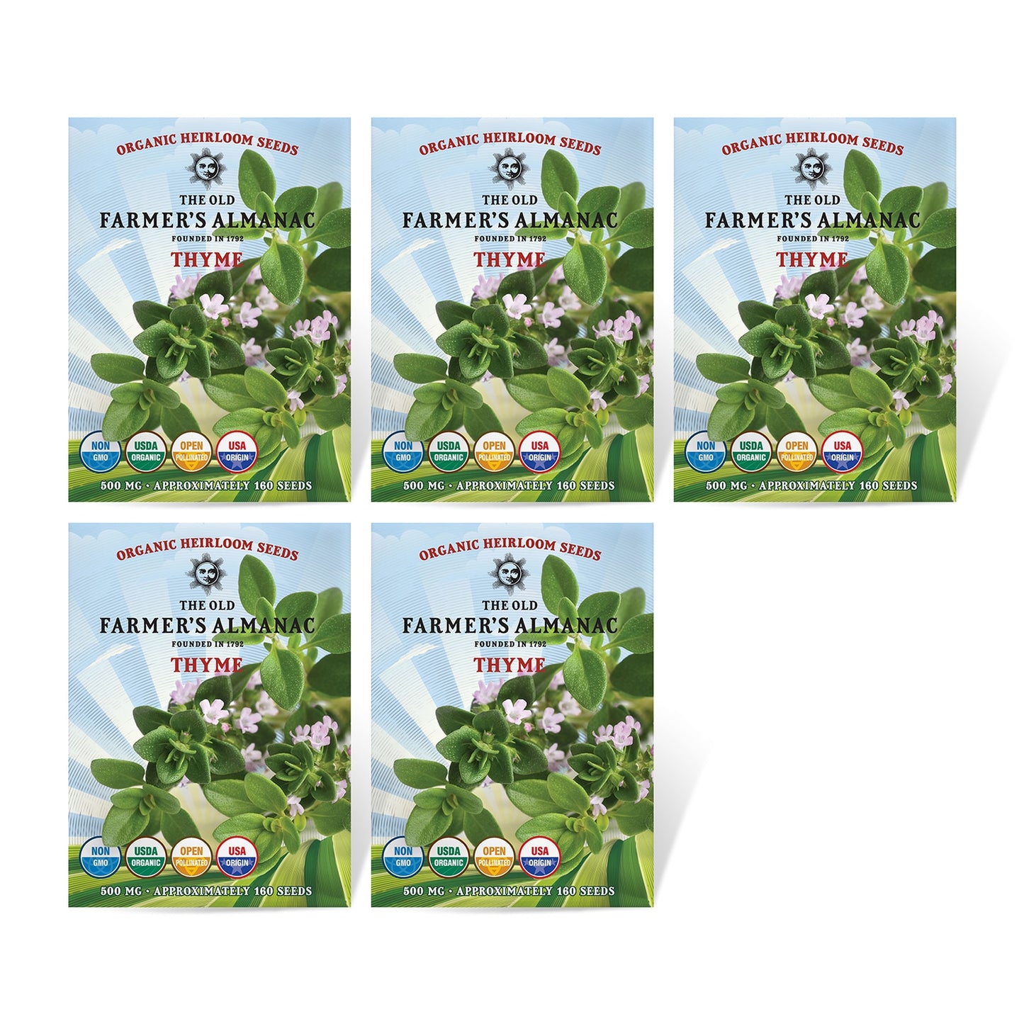 The Old Farmer's Almanac Heirloom Thyme Seeds - USDA Organic