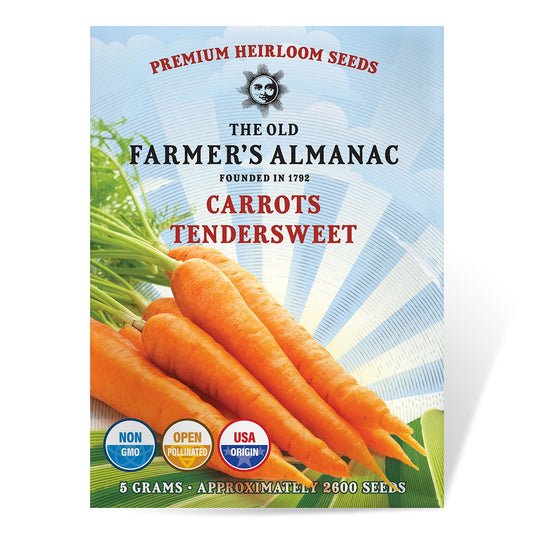 The Old Farmer's Almanac Heirloom Tendersweet Carrot Seeds