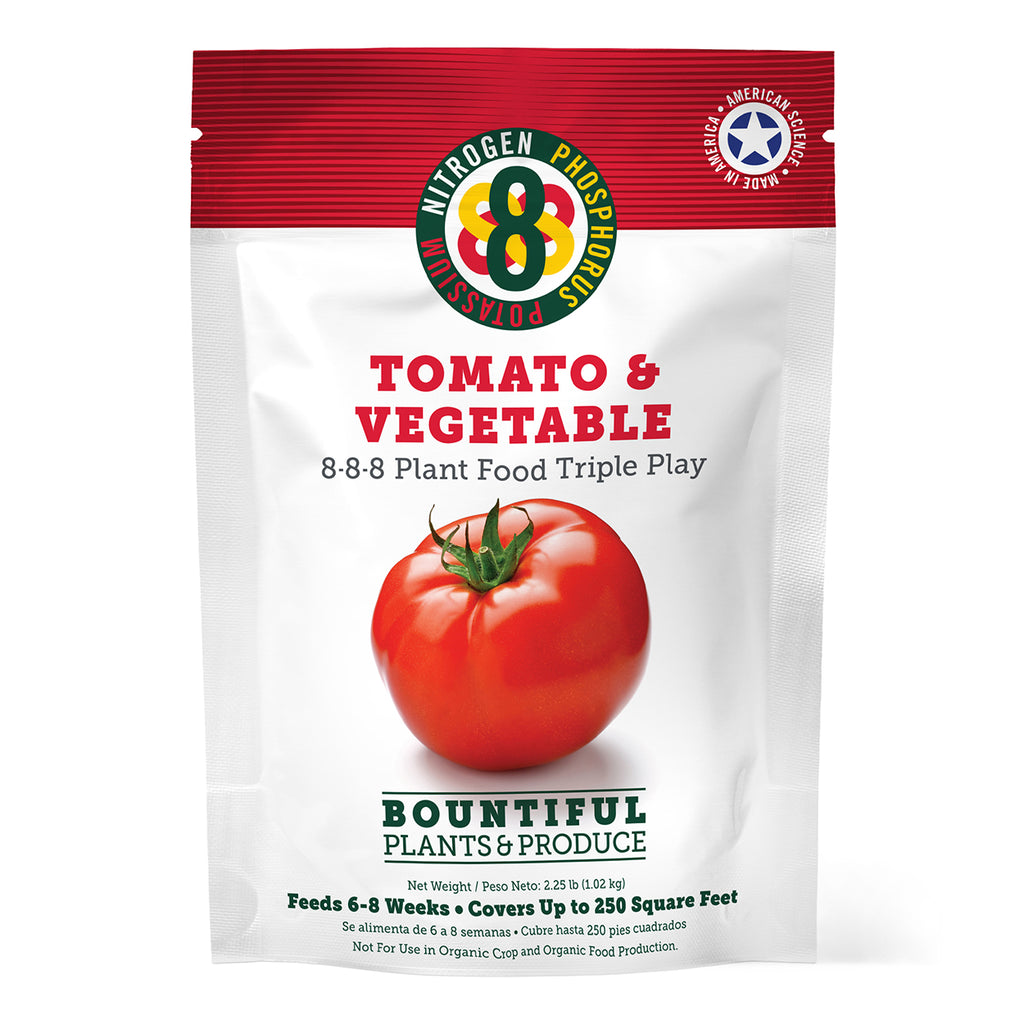 plant fertilizer 8-8-8 8-8-8 Triple Play Tomato & Vegetable Plant Food (Case of 8 Bags
