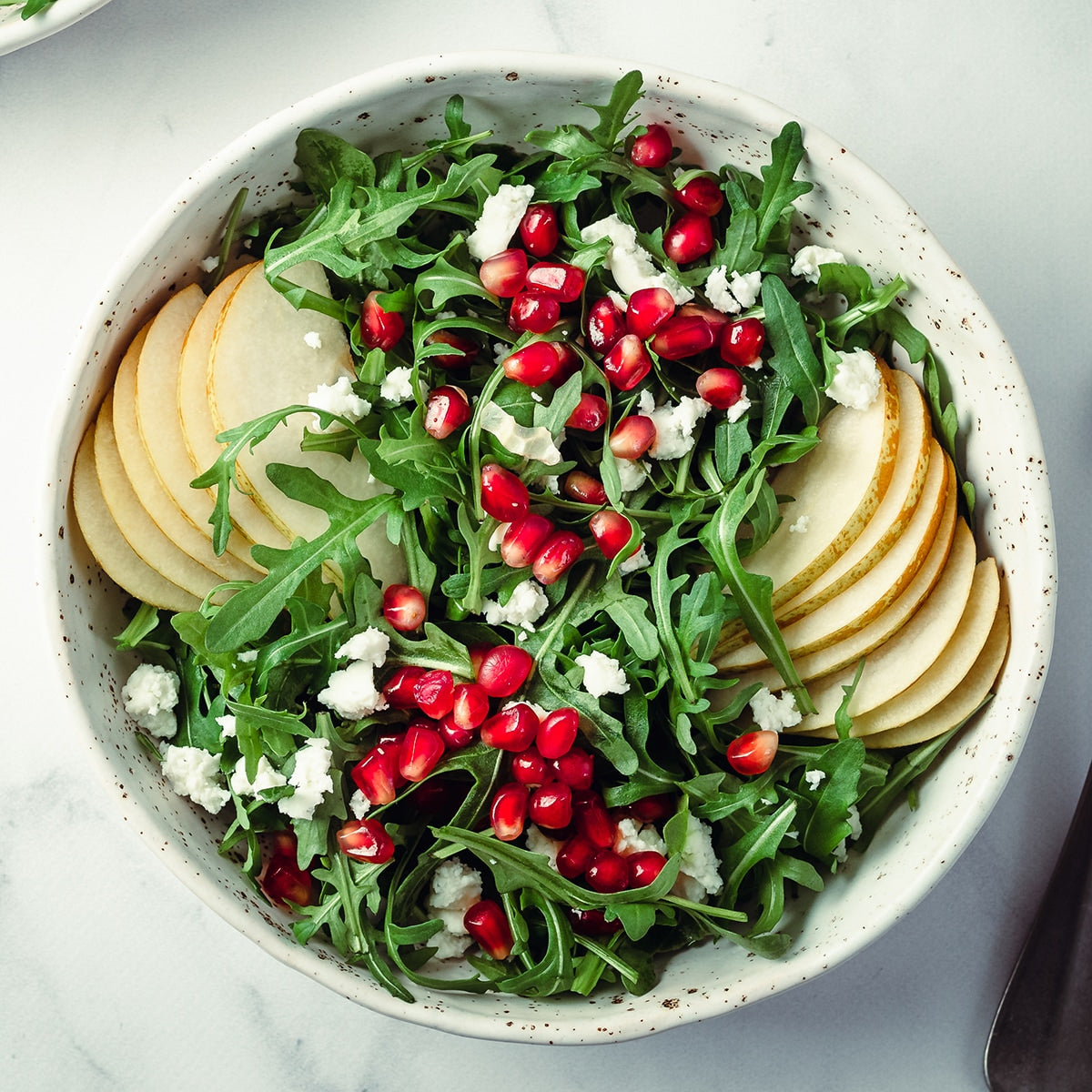 Arugula in a salad