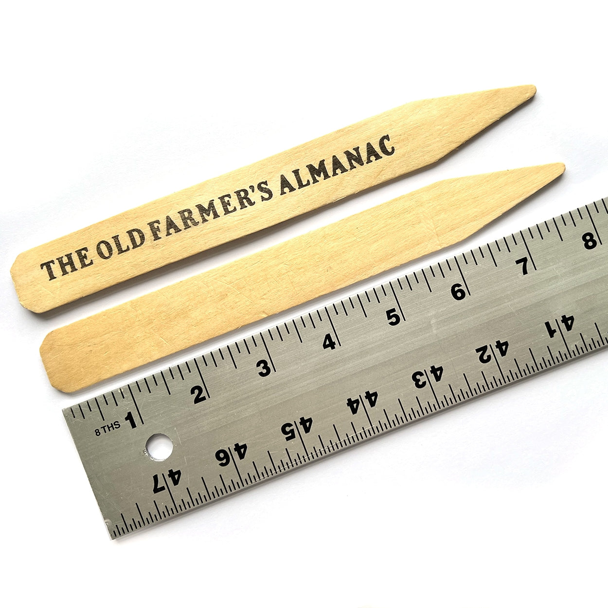 The Old Farmer's Almanac Wooden Plant Markers Dimensions 